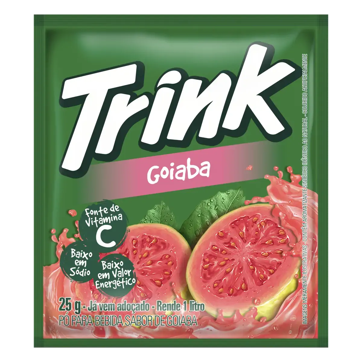 Refresco Em Pó Goiaba Trink Pacote 25g