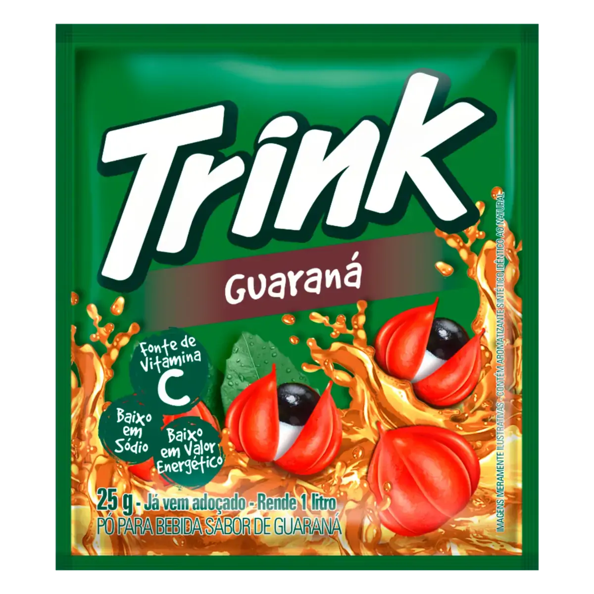 Refresco Em Pó Guaraná Trink Pacote 25g