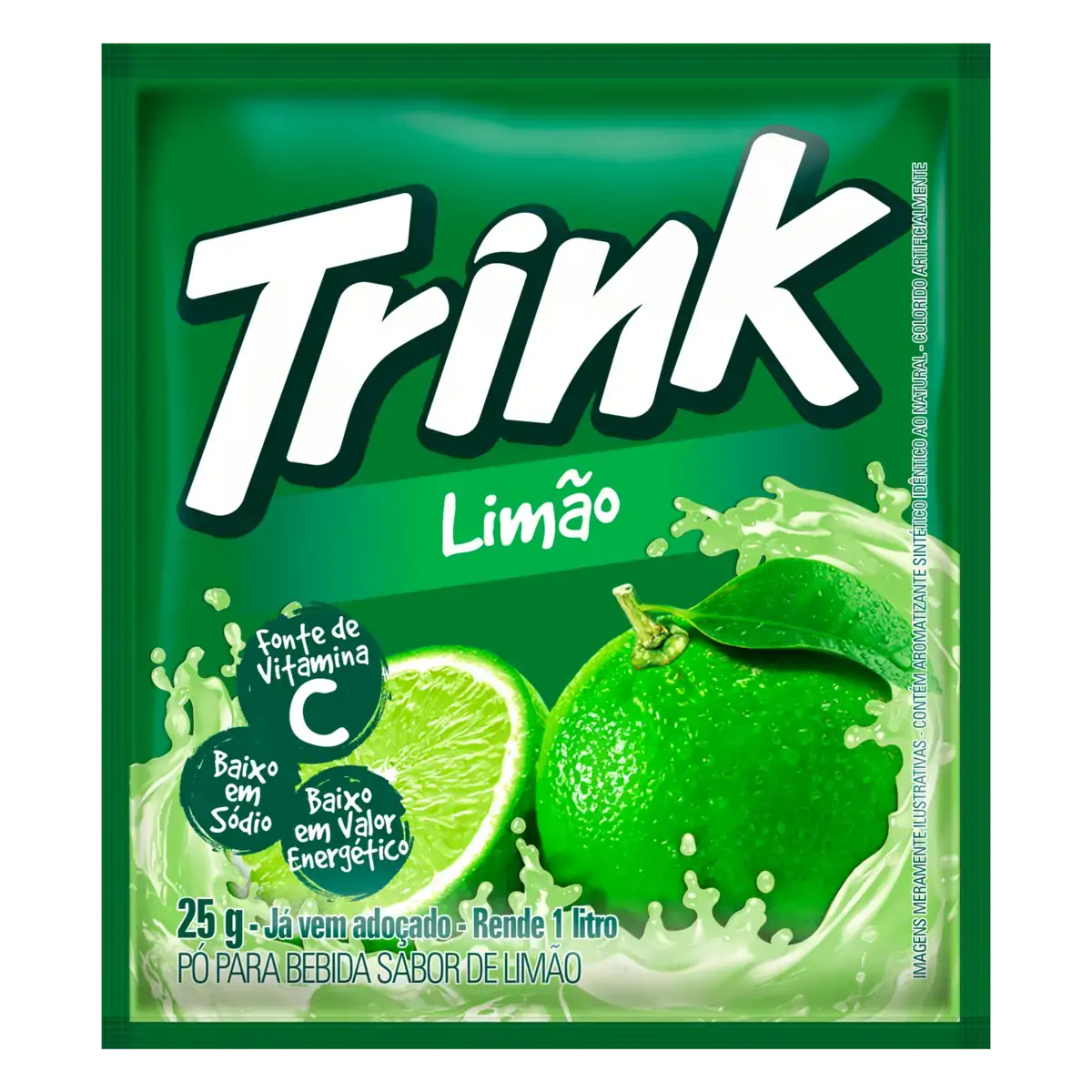 Refresco Em Pó Limão Trink Pacote 25g