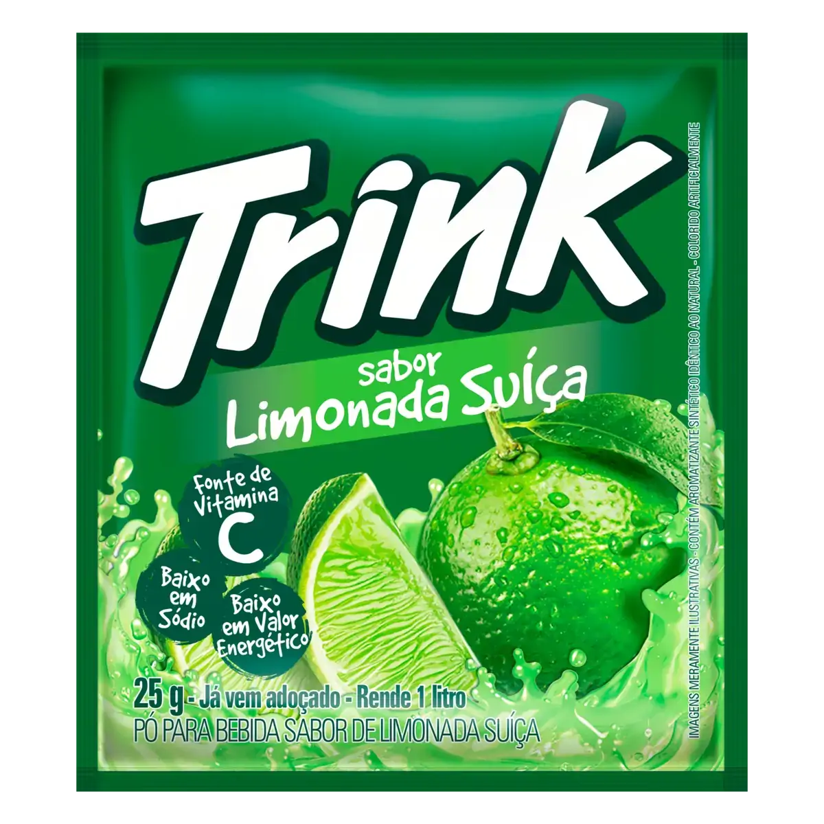 Refresco Em Pó Limonada Suíça Trink Pacote 25g