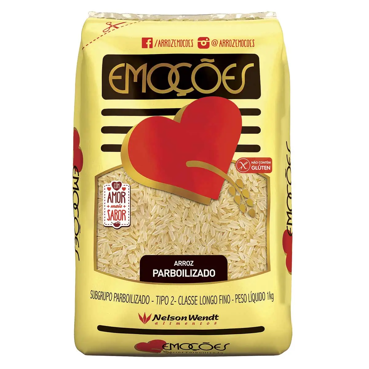 Arroz Tipo 1 Parabolizado Emoções 1 Kg