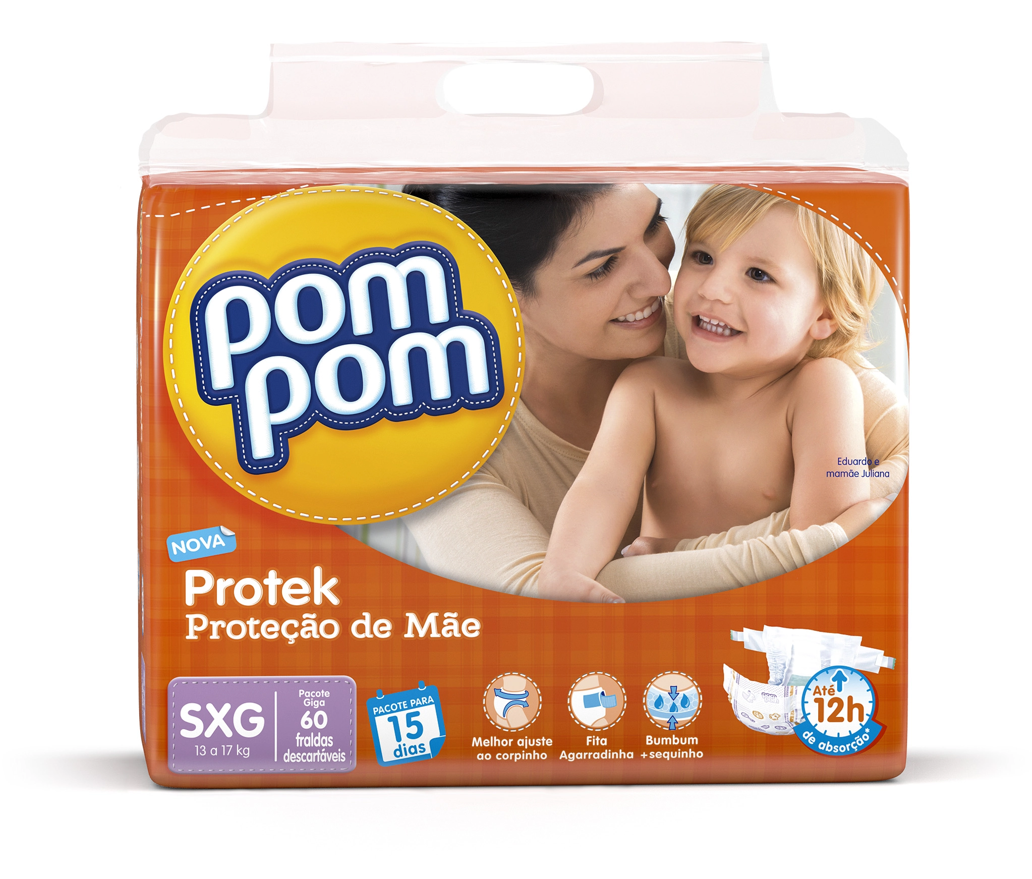 Fralda Pompom Protek Giga Sxg C/60
