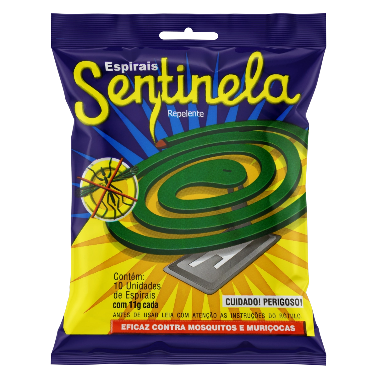 Repelente Espiral Sentinela Pacote 10 Unidades