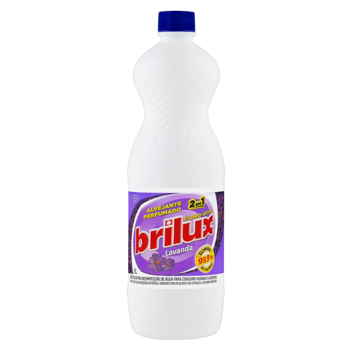 Alvejante Com Cloro Lavanda Brilux Frasco 1l