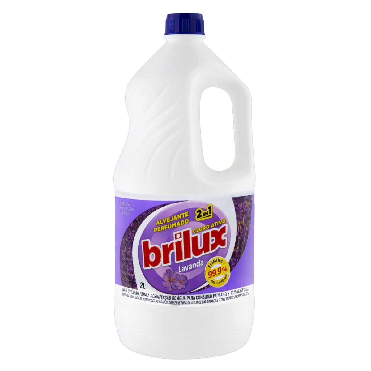 Alvejante Com Cloro Lavanda Brilux Frasco 2l