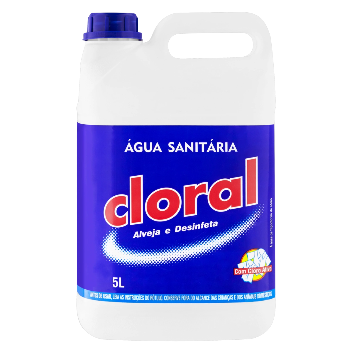 água Sanitária Cloral Galão 5l
