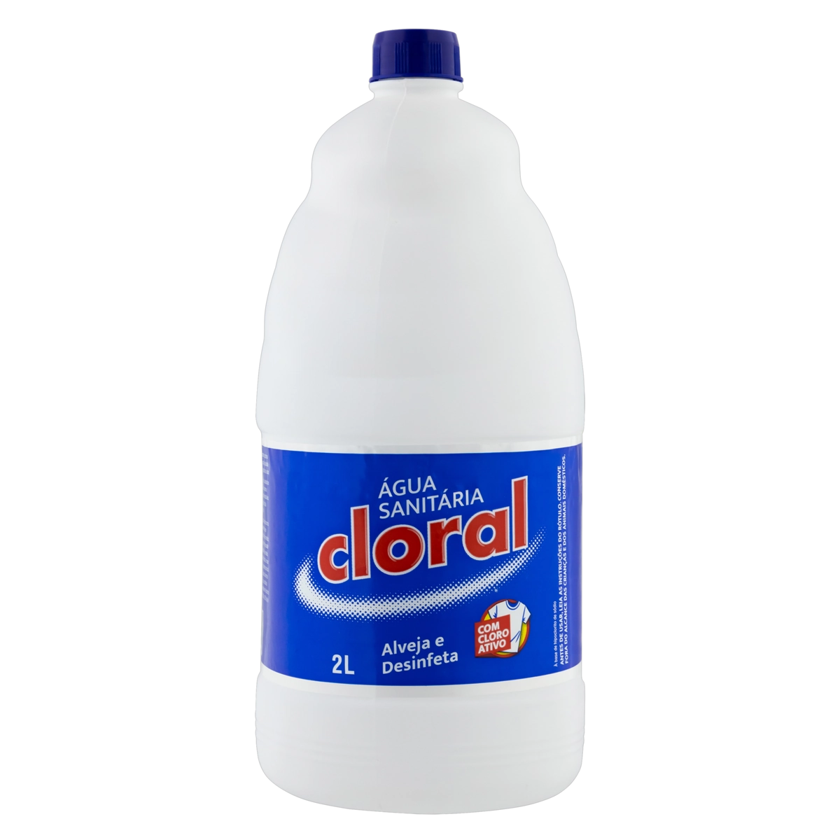 água Sanitária Cloral Frasco 2l
