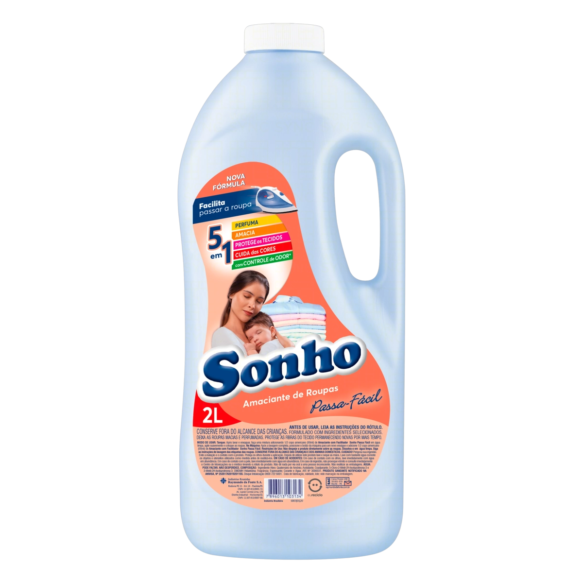 Amaciante De Roupa Diluído Magic Sonho Passa Fácil Frasco 2l