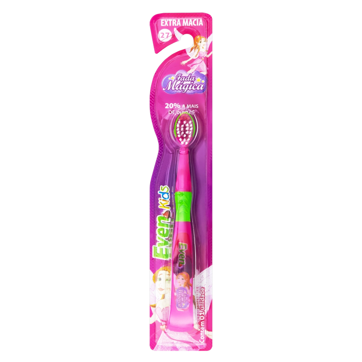 Escova Dental Extramacia Fada Mágica Even Kids