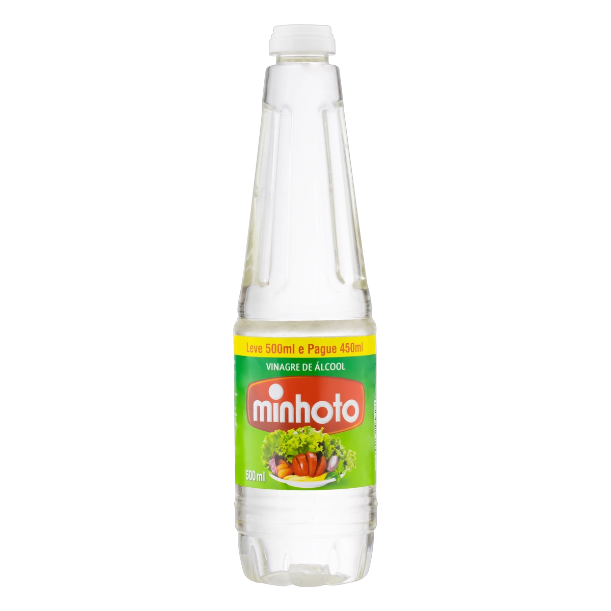 Vinagre De álcool Minhoto Frasco Leve 500ml Pague 450ml