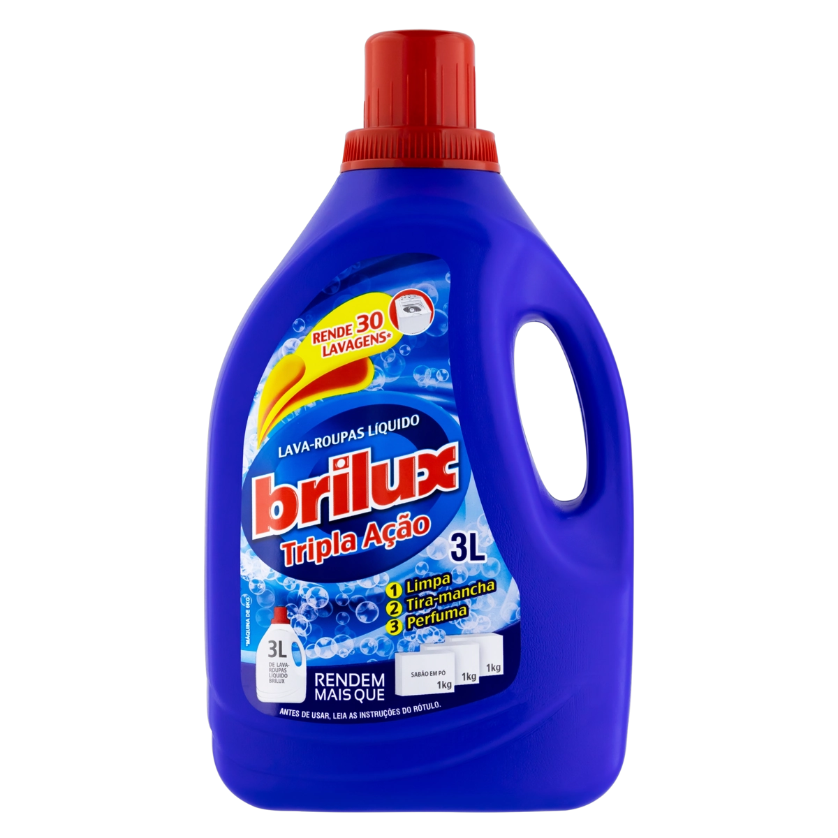 Lava Roupas Líquido Brilux Tripla Ação Galão 3l