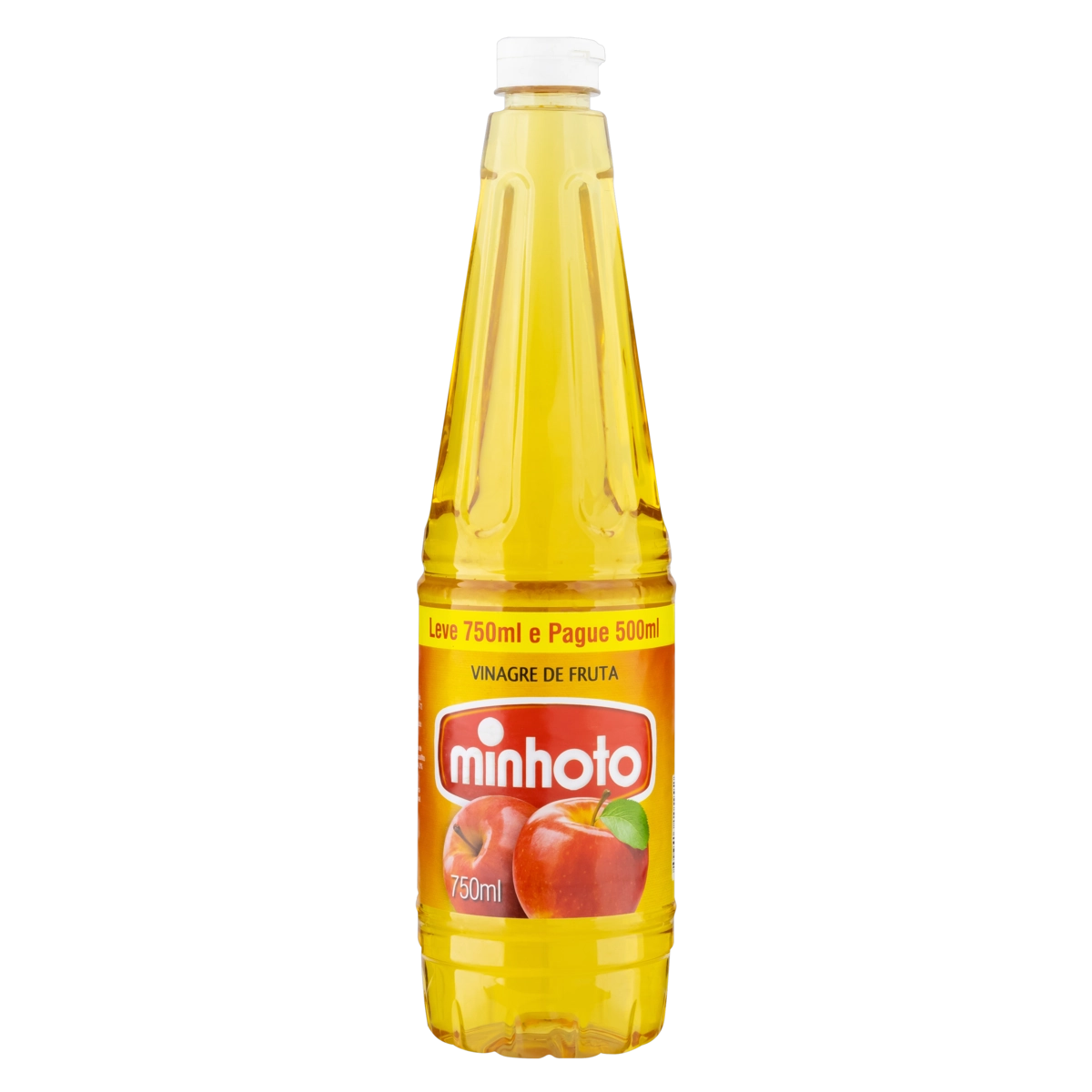 Vinagre De Maçã Minhoto Frasco Leve 750ml Pague 500ml
