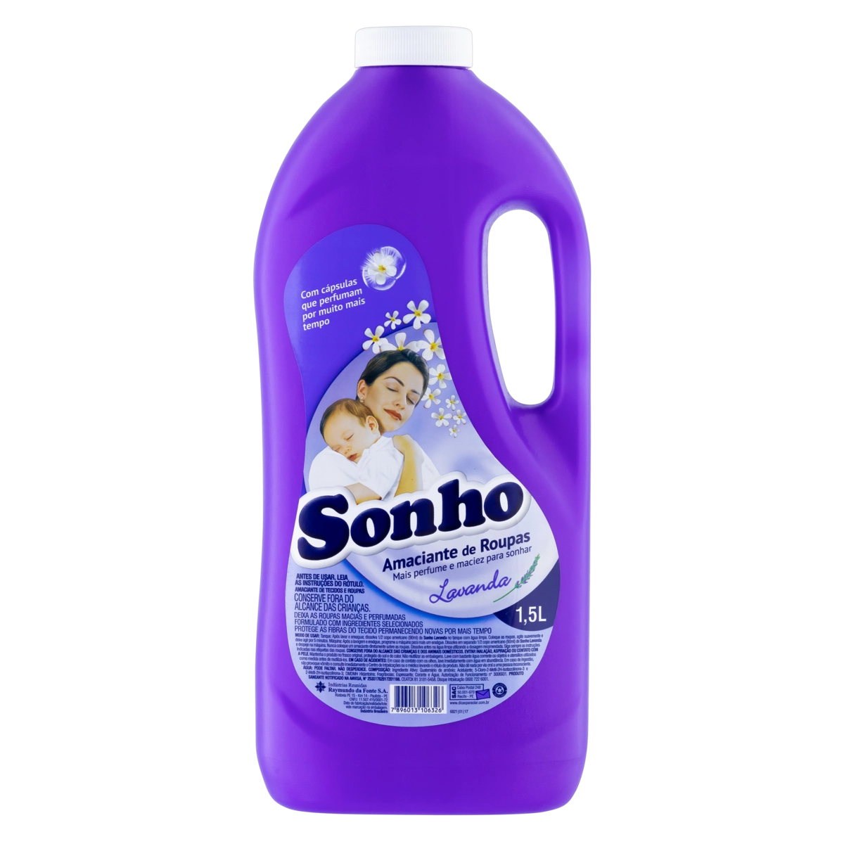 Amaciante De Roupa Diluído Lavanda Sonho Frasco 1,5l