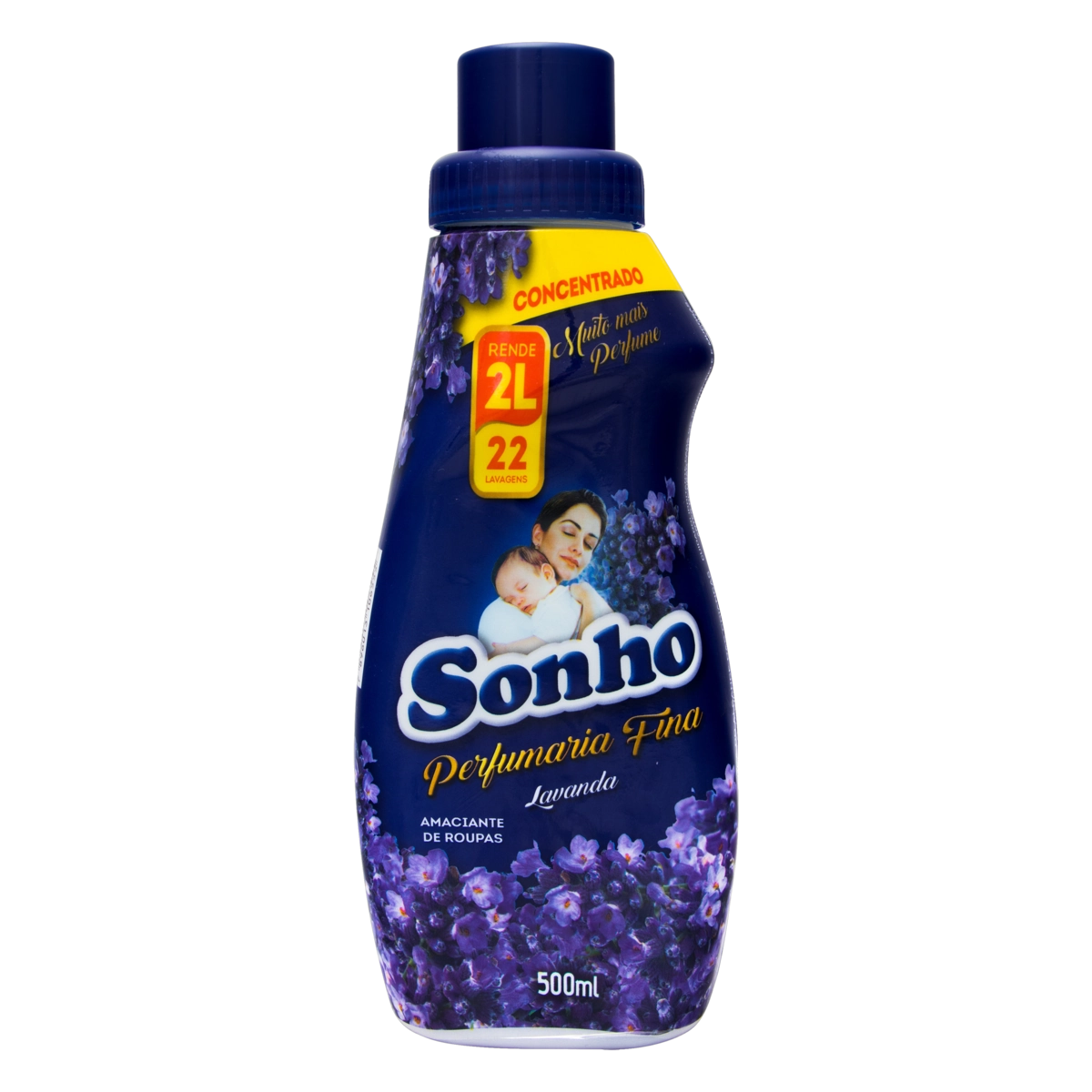 Amaciante De Roupa Concentrado Lavanda Sonho Perfumaria Fina Frasco 500ml