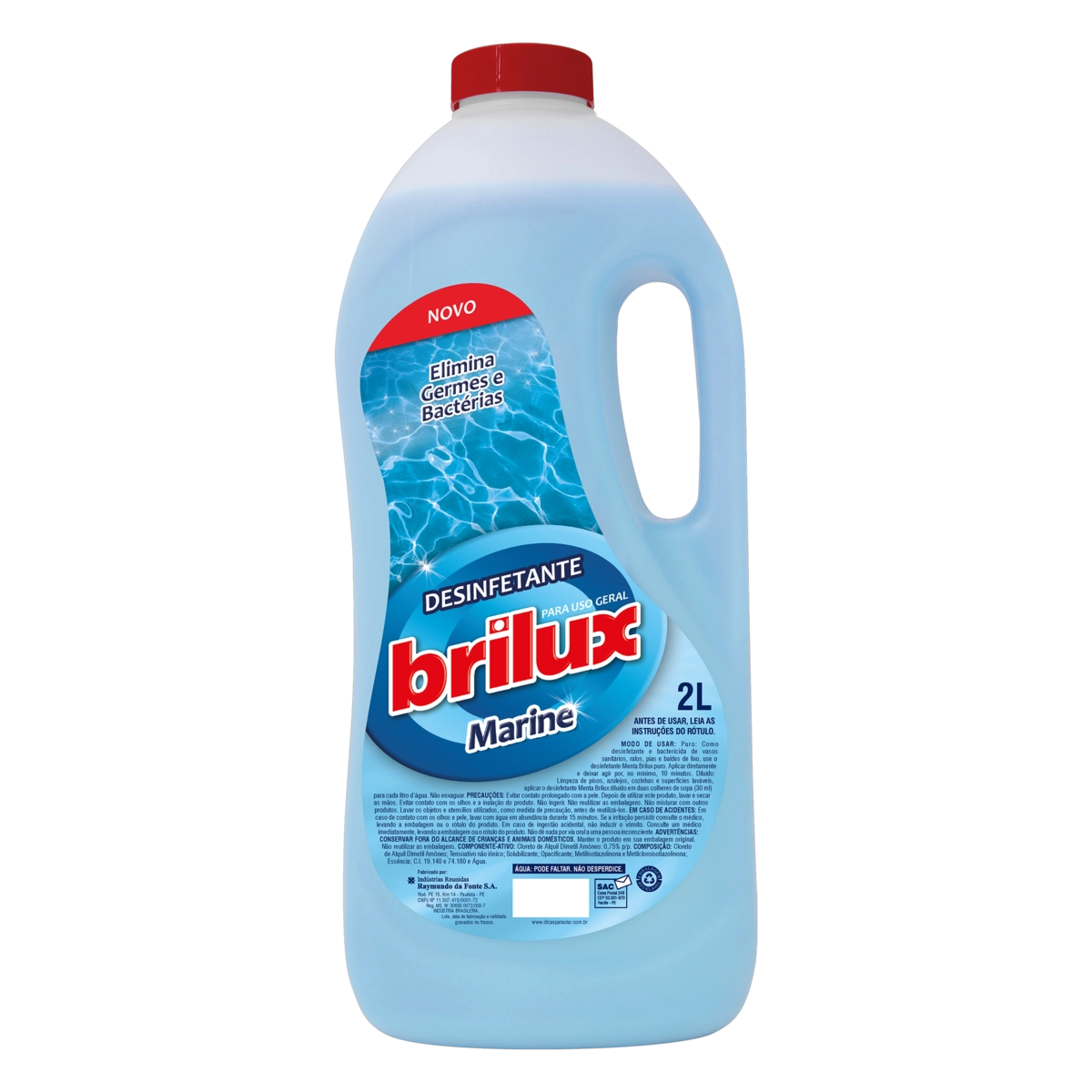 Desinfetante Uso Geral Marine Brilux Frasco 2l