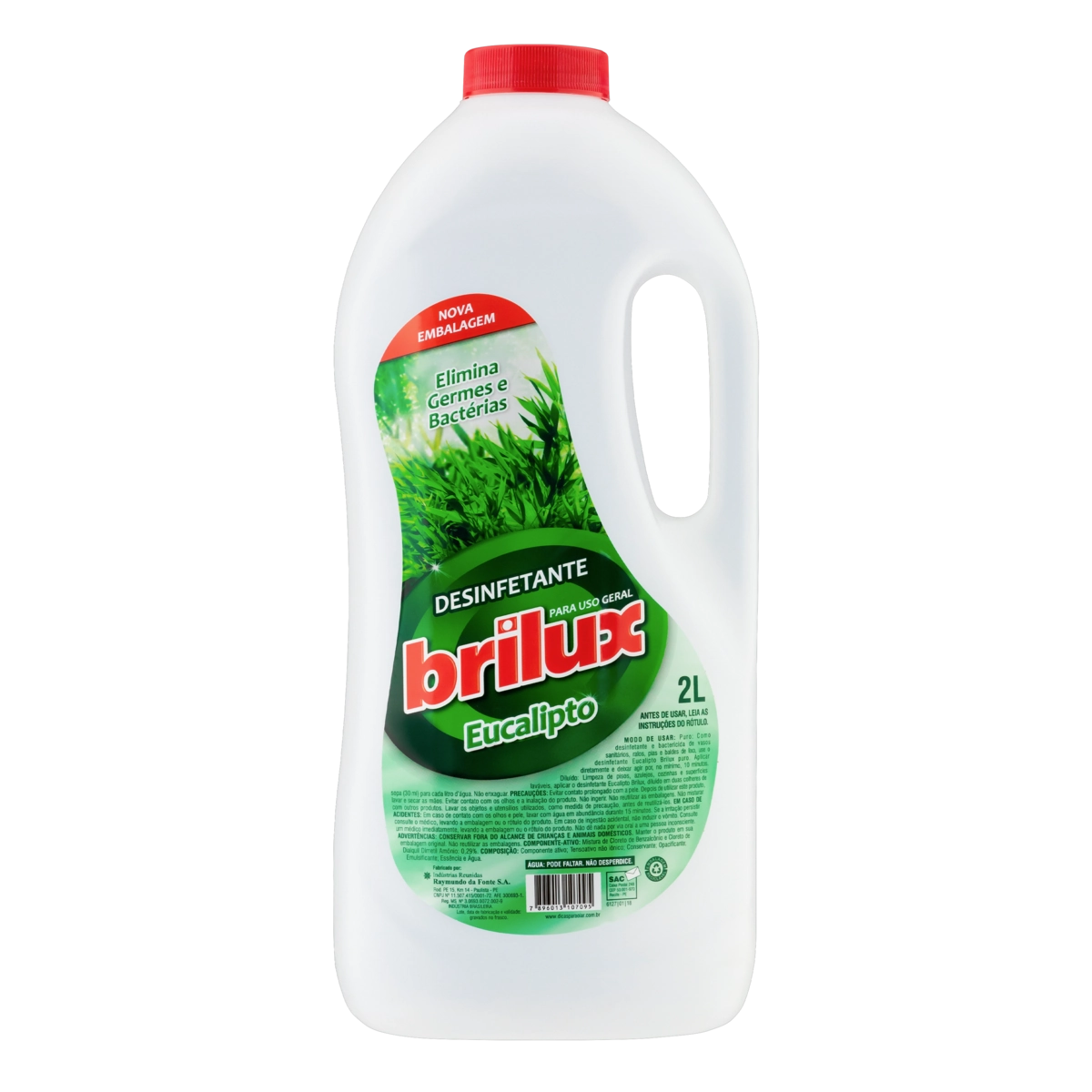 Desinfetante Uso Geral Eucalipto Brilux Frasco 2l