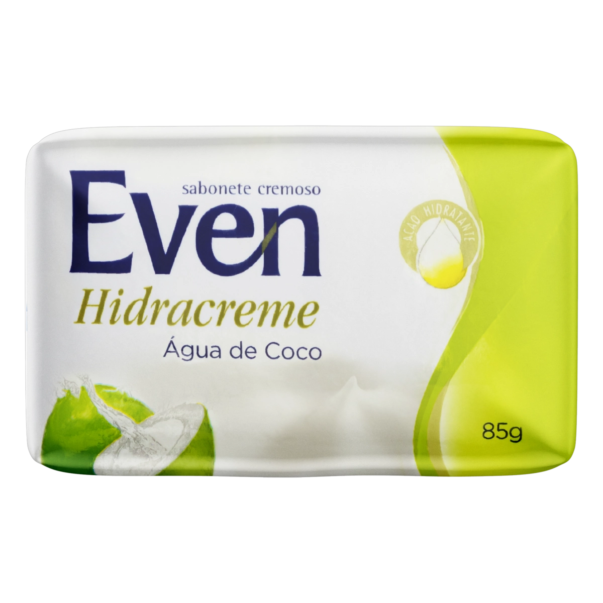 Sabonete Barra Cremoso água De Coco Even Hidracreme Envoltório 85g