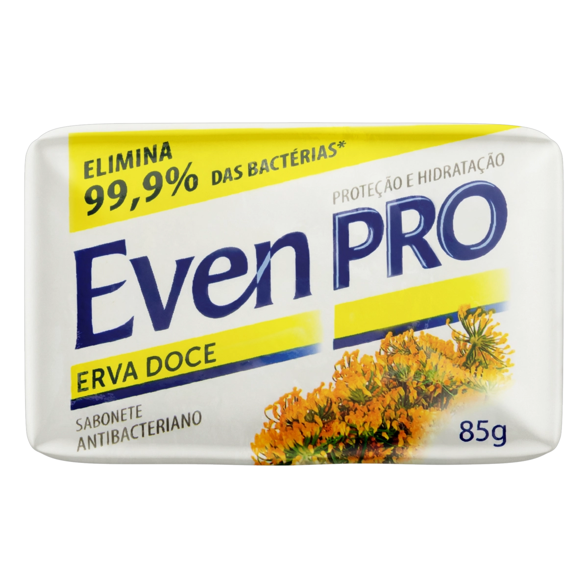 Sabonete Barra Antibacteriano Erva Doce Even Pro Envoltório 85g