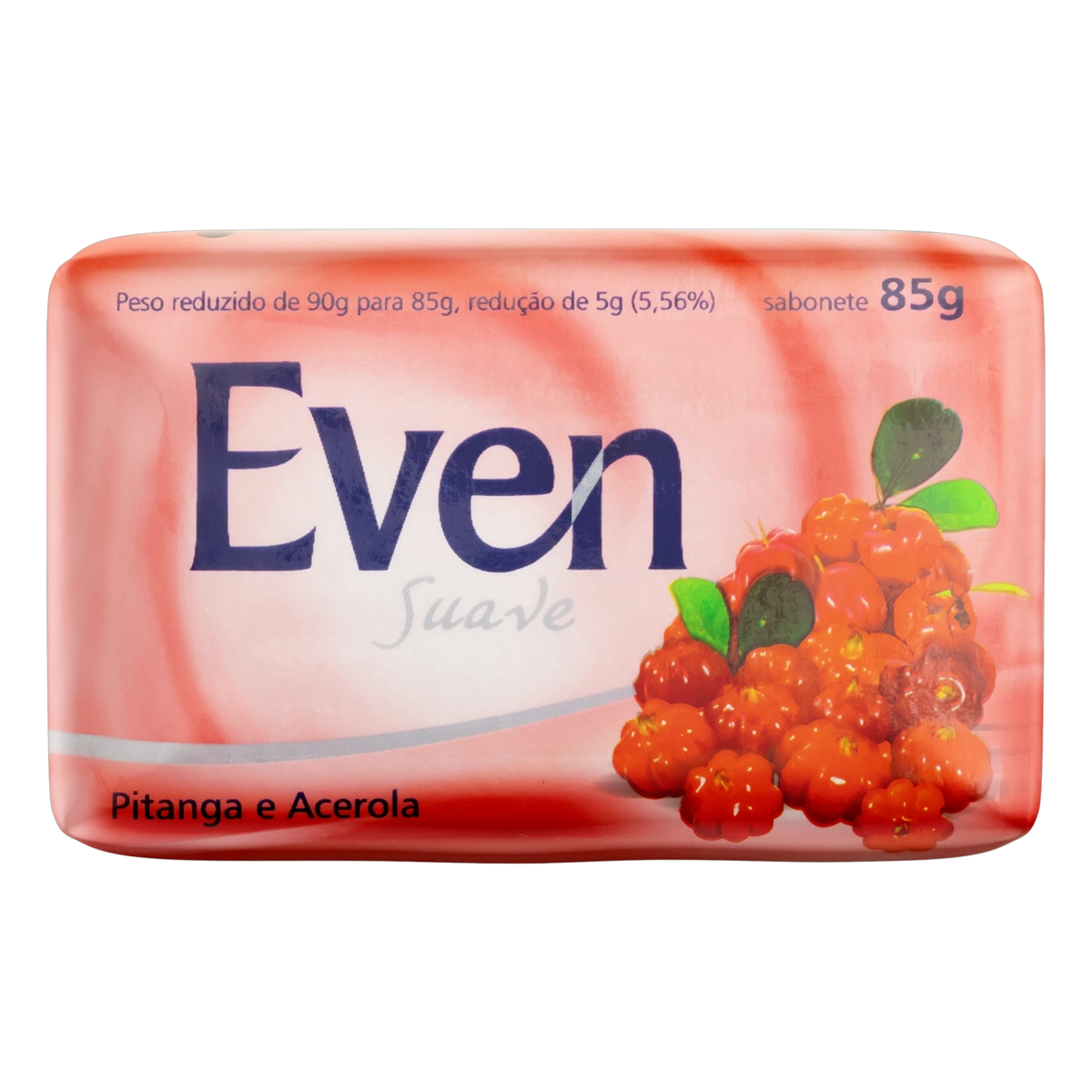 Sabonete Barra Pitanga E Acerola Even Envoltório 85g