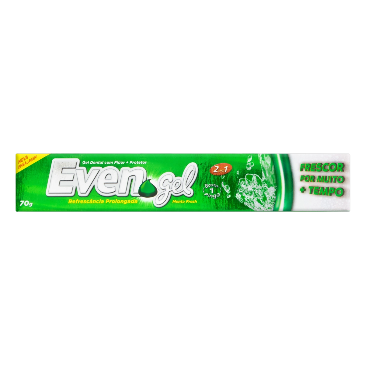 Gel Dental Menta Fresh Even Caixa 70g