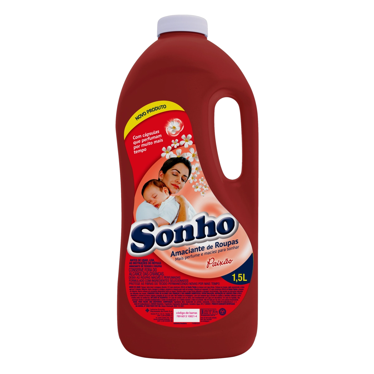 Amaciante De Roupa Diluído Paixão Sonho Frasco 1,5l