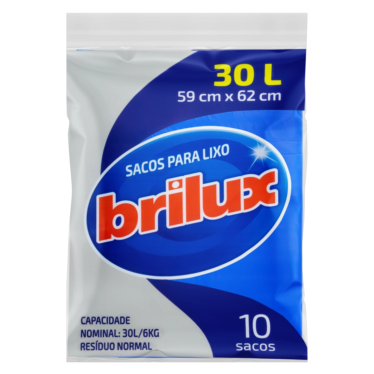 Saco Para Lixo 30l Brilux 10 Unidades