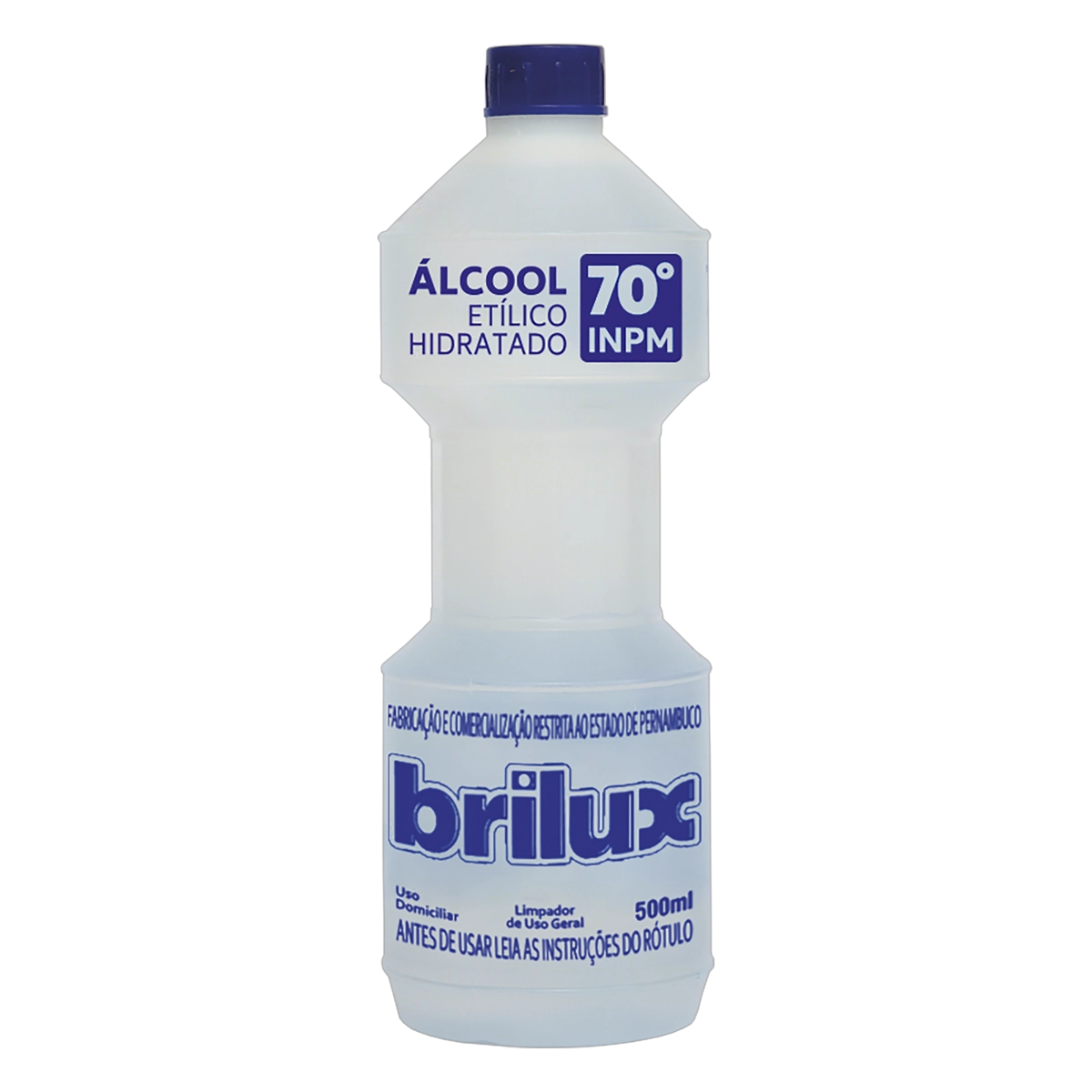 álcool Líquido 70 Inpm Brilux Frasco 500ml
