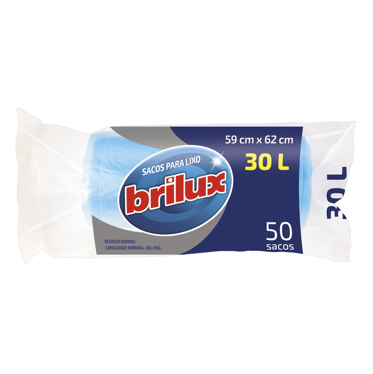 Saco Para Lixo 30l Brilux 50 Unidades