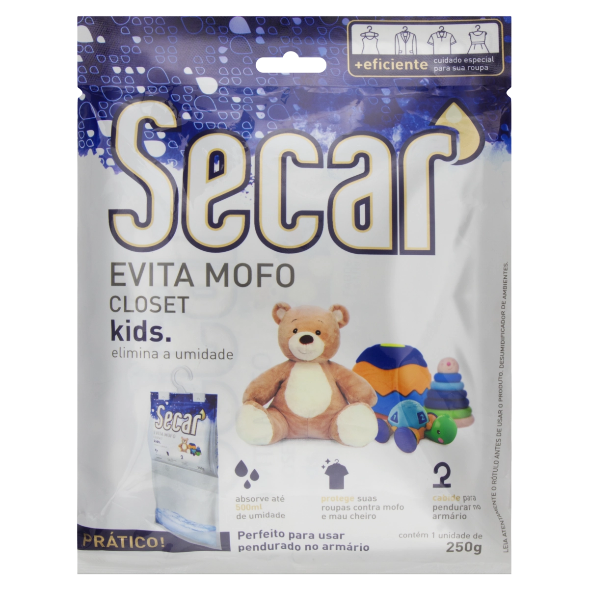 Evita Mofo Closet Secar Kids Pacote 250g