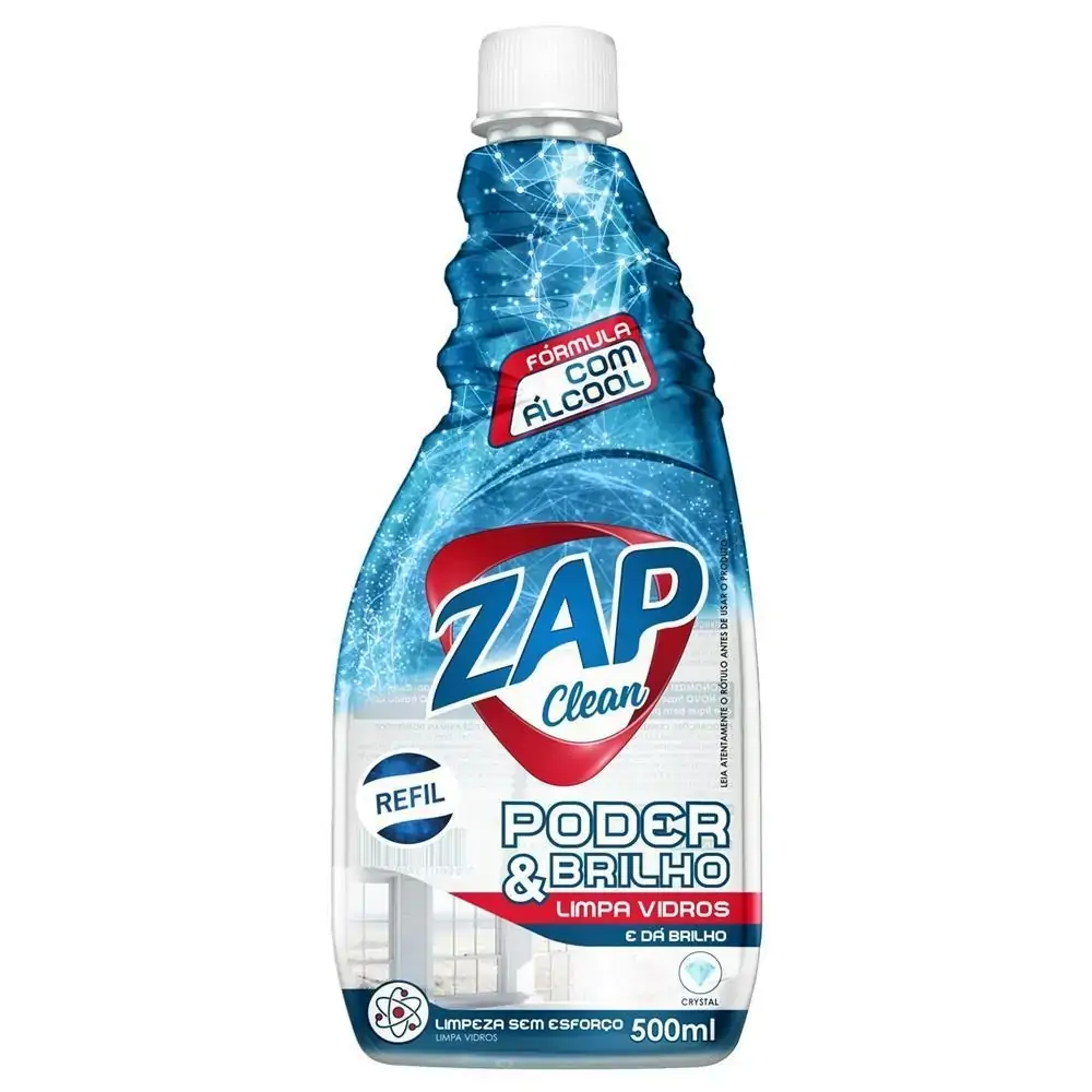 Limpa Vidros Zap Refil 500ml