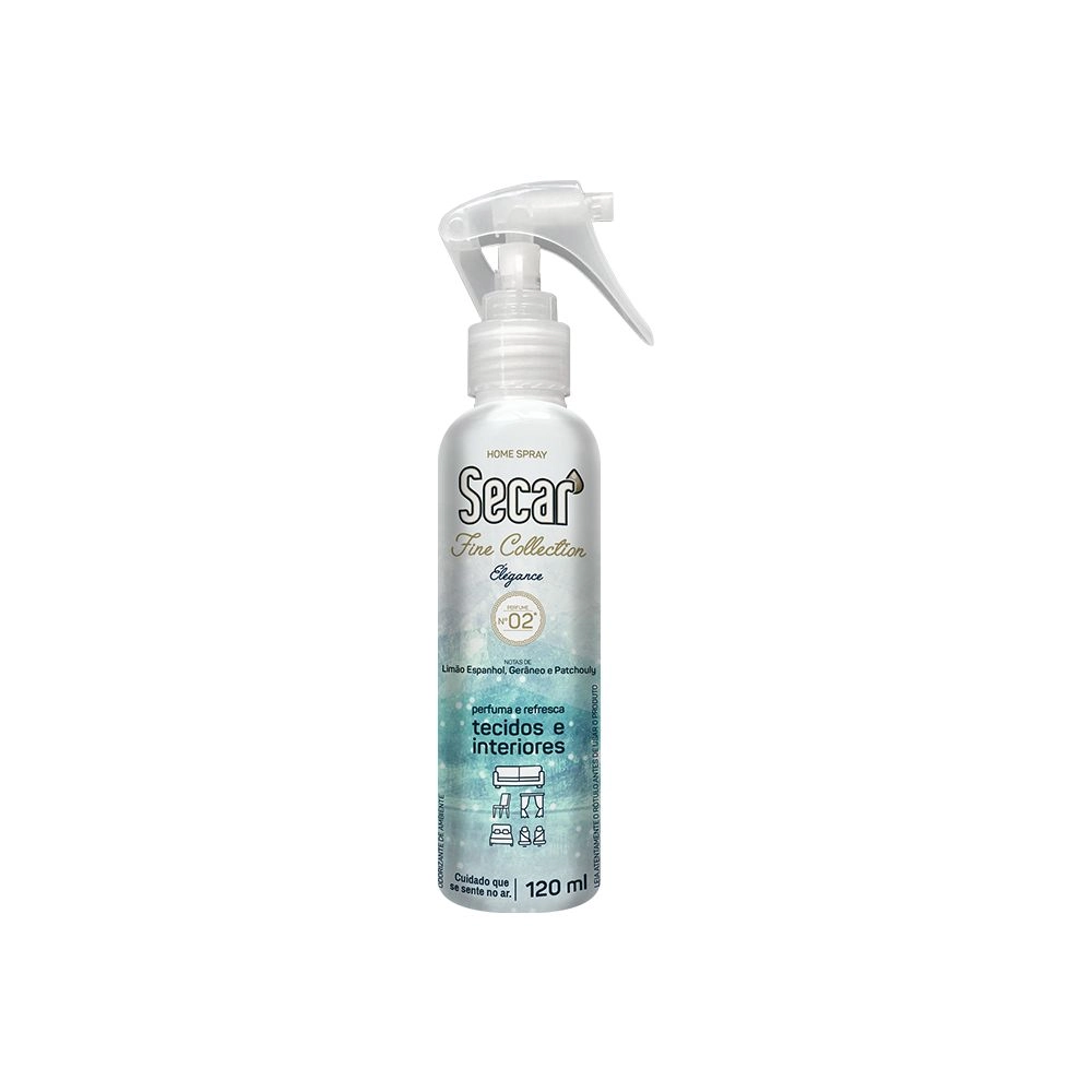 Odorizador De Ambiente élégance Secar Fine Collection Frasco 120ml Borrifador