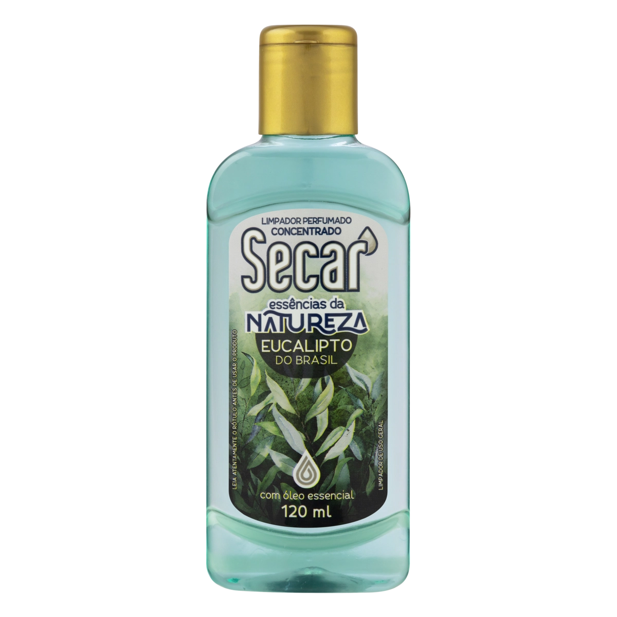 Limpador Perfumado Concentrado Eucalipto Do Brasil Secar Essências Da Natureza Squeeze 120ml