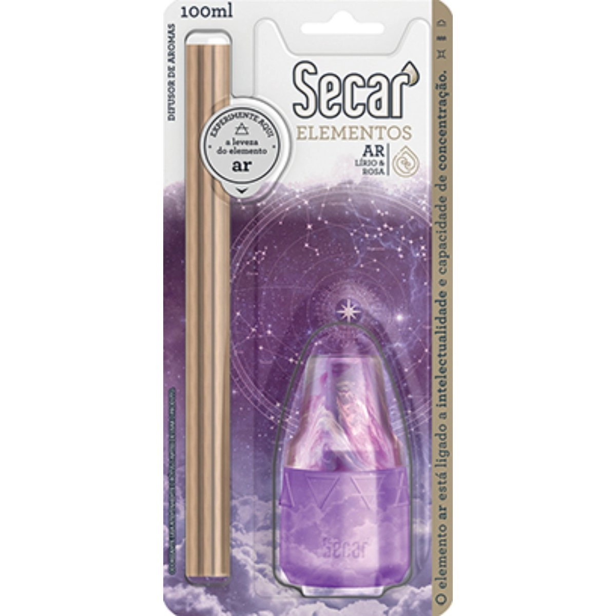 Difusor De Aromas Secar Elementos Ar 100ml