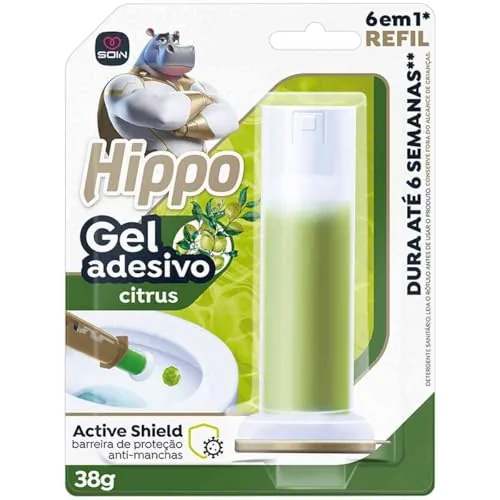 Gel Adesivo Hippo Refil Citrus 38g