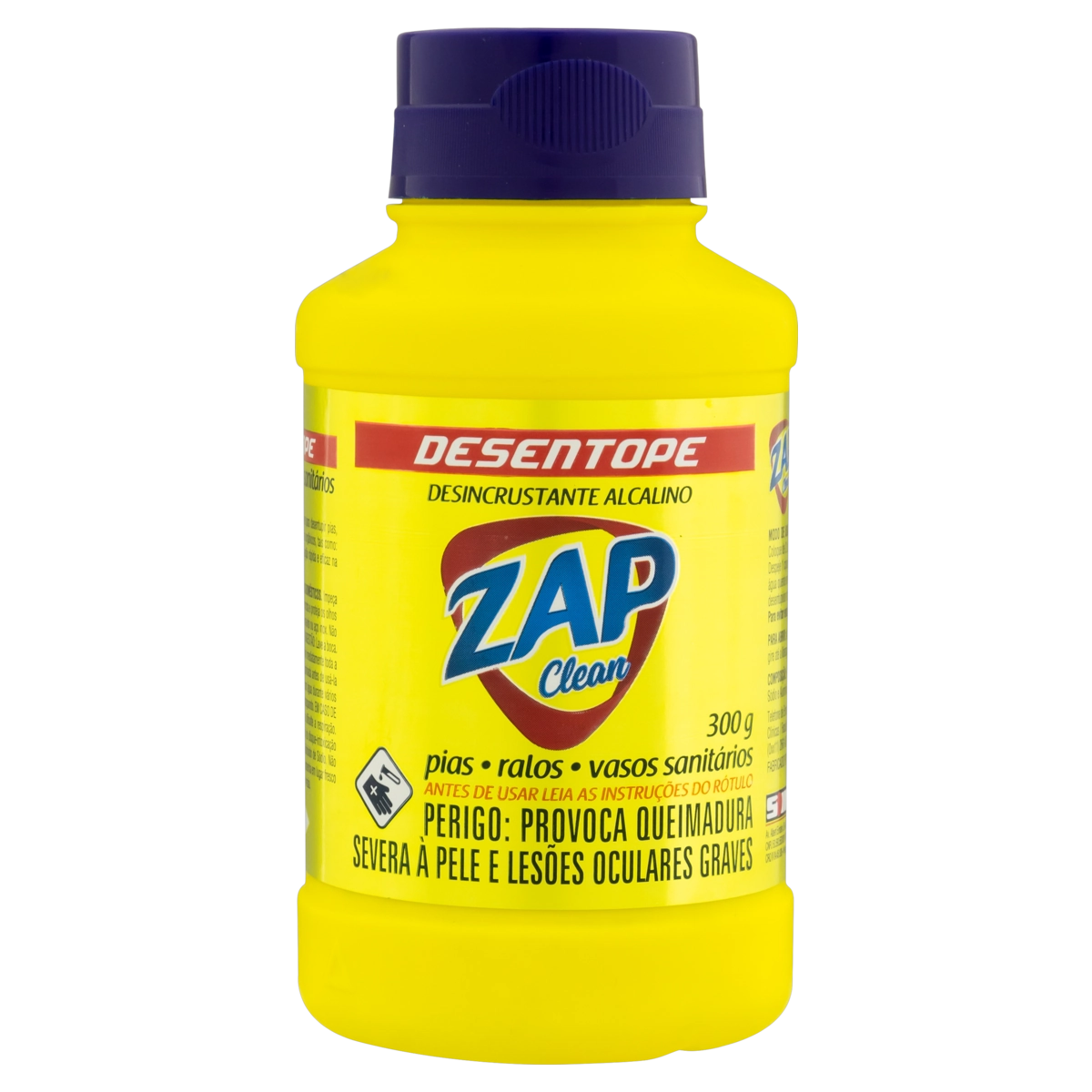 Desentope Zap Clean Com Desincrustante Alcalino 300g