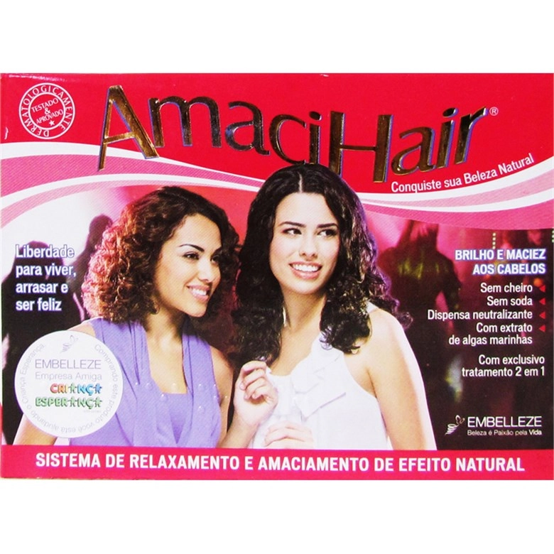 Creme Relaxante Amacihair 375g Relaxa E Amacia Unit