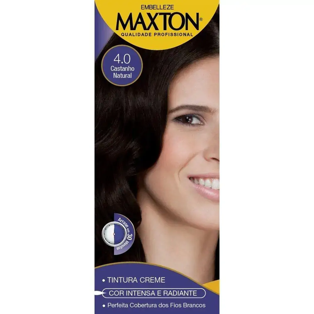 Tintura Maxton 4.0 Castanho Natural