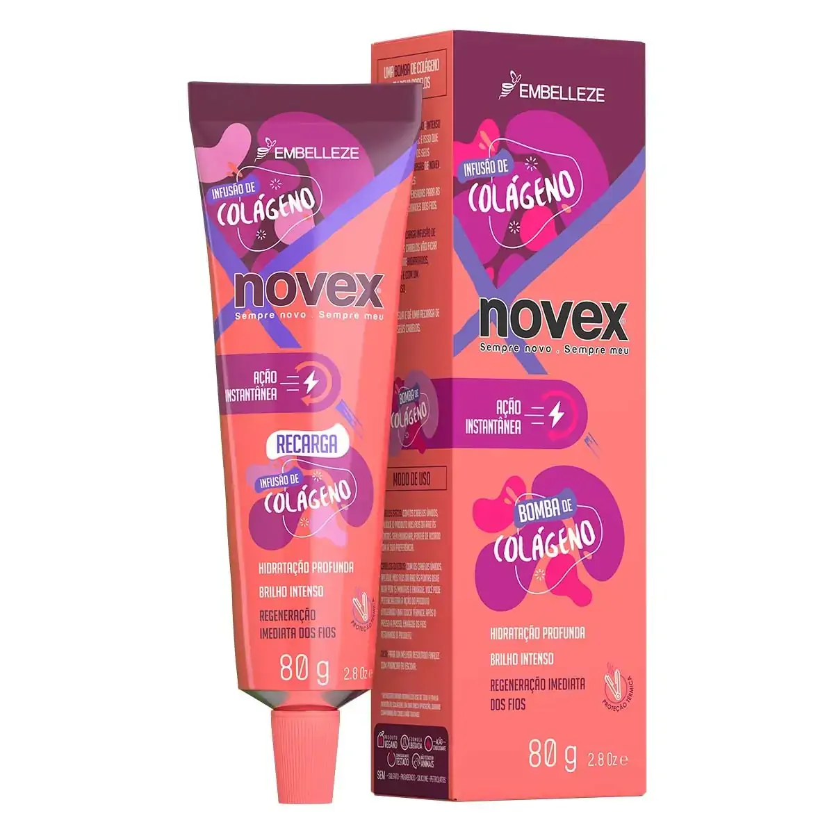 Recarga De Hidr.prof.novex 80g Infusao De Colageno