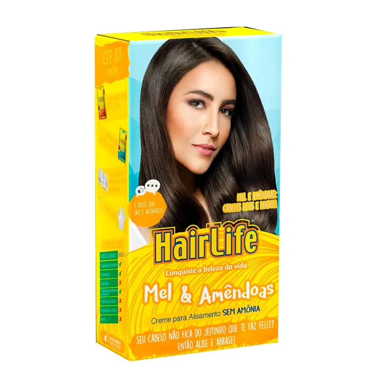 Alisante HairLife Mel e Amendoas