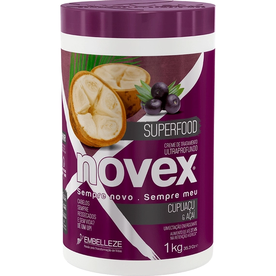 Creme Trat Novex Lv1kg Pg800g Cupuacu E Acai