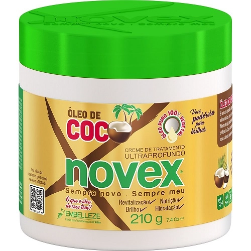 Novex Cr Trat 210g Oleo De Coco