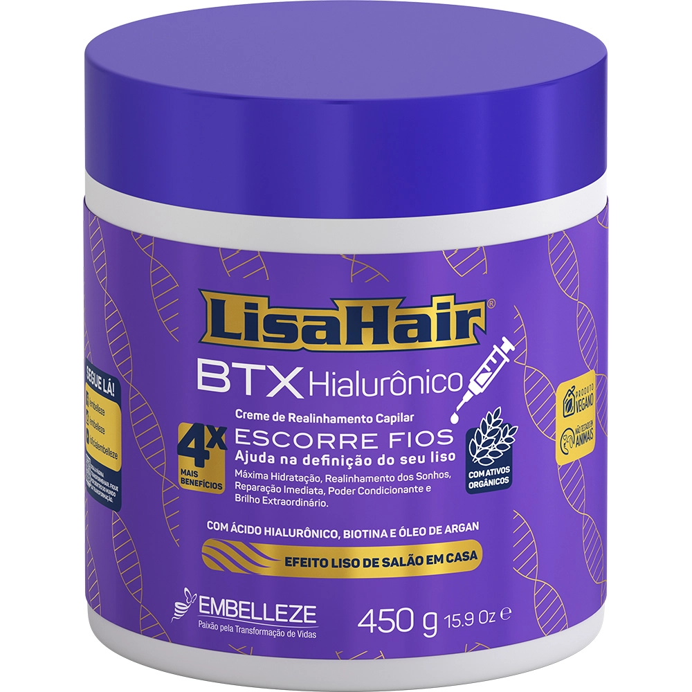 Btx Lisa Hair 450g Hialuronico