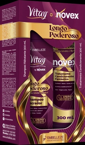 Kit Sh Cond Vitay 300ml Longo Poderoso