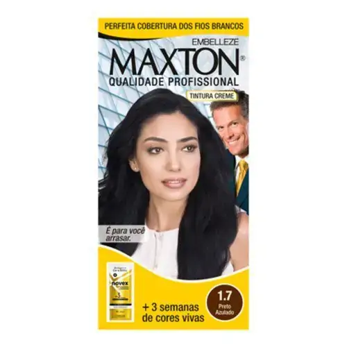 Tint Maxton Creme 1 7 Preto Azulado