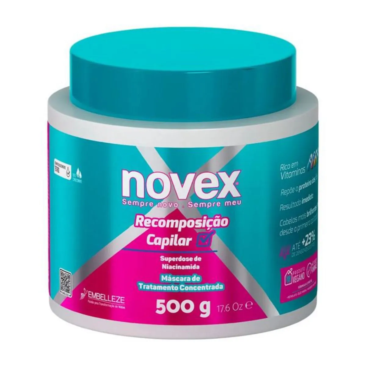 Máscara De Hidratação Niacinamida Novex 500g