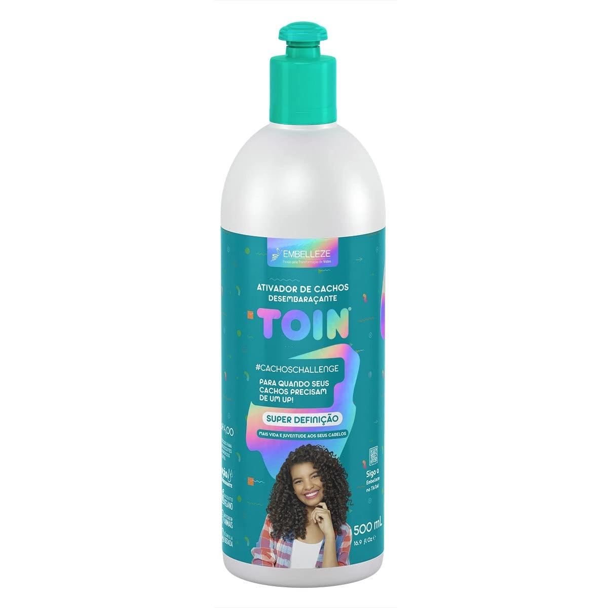 Condicionador Ativador De Cachos Toin Embelleze 500ml