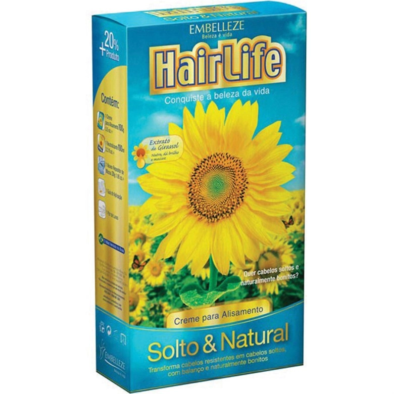 Alisante HairLife 160gr Solto & Natural Kit