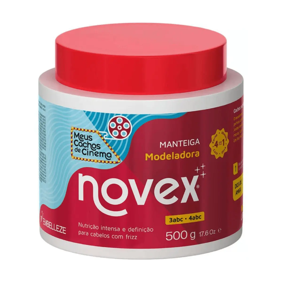 Manteiga De Cabelo Novex 500gr Cachos Cinema