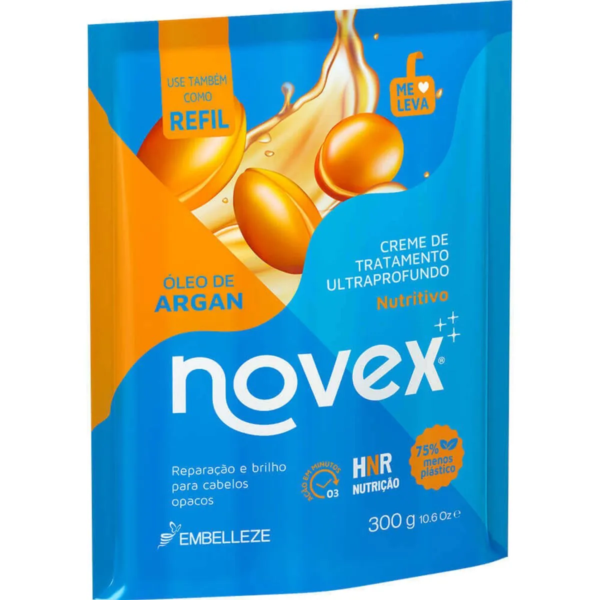 Cr Novex 300g Refil Oleo De Argan