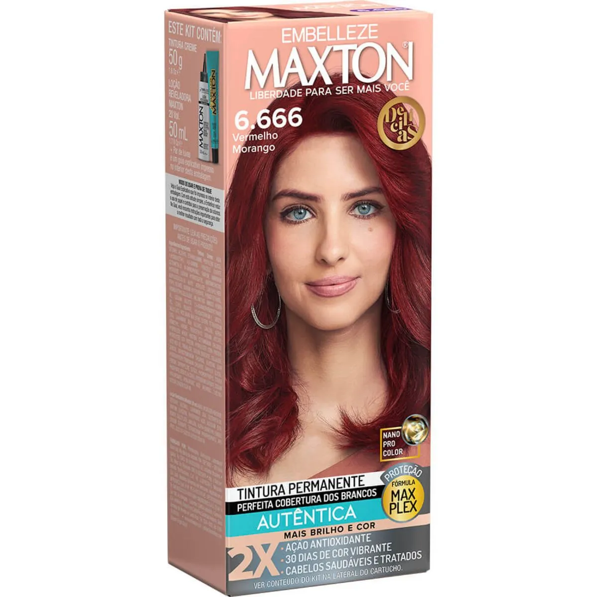 Tint Maxton Ox 6.666 Vermelho Morango